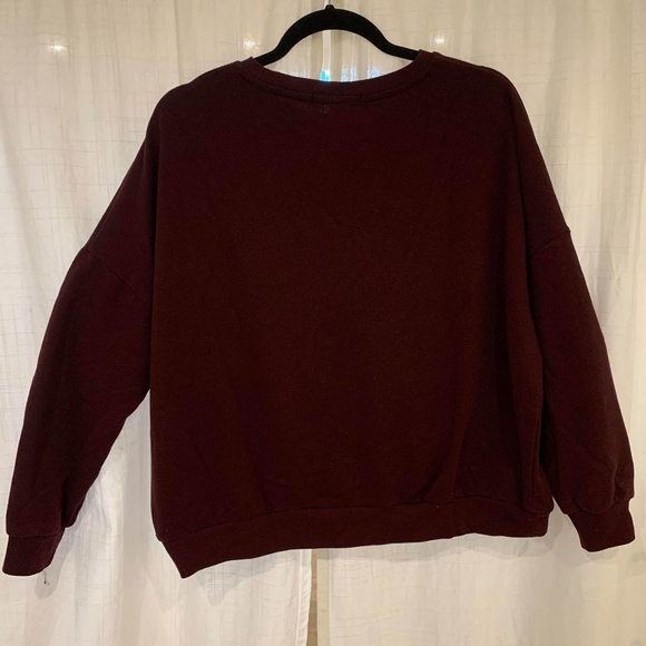 Streetwear Society Maroon Crewneck Sweatshirt - Picture 2 of 3